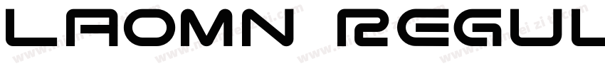 LAOMN Regular字体转换